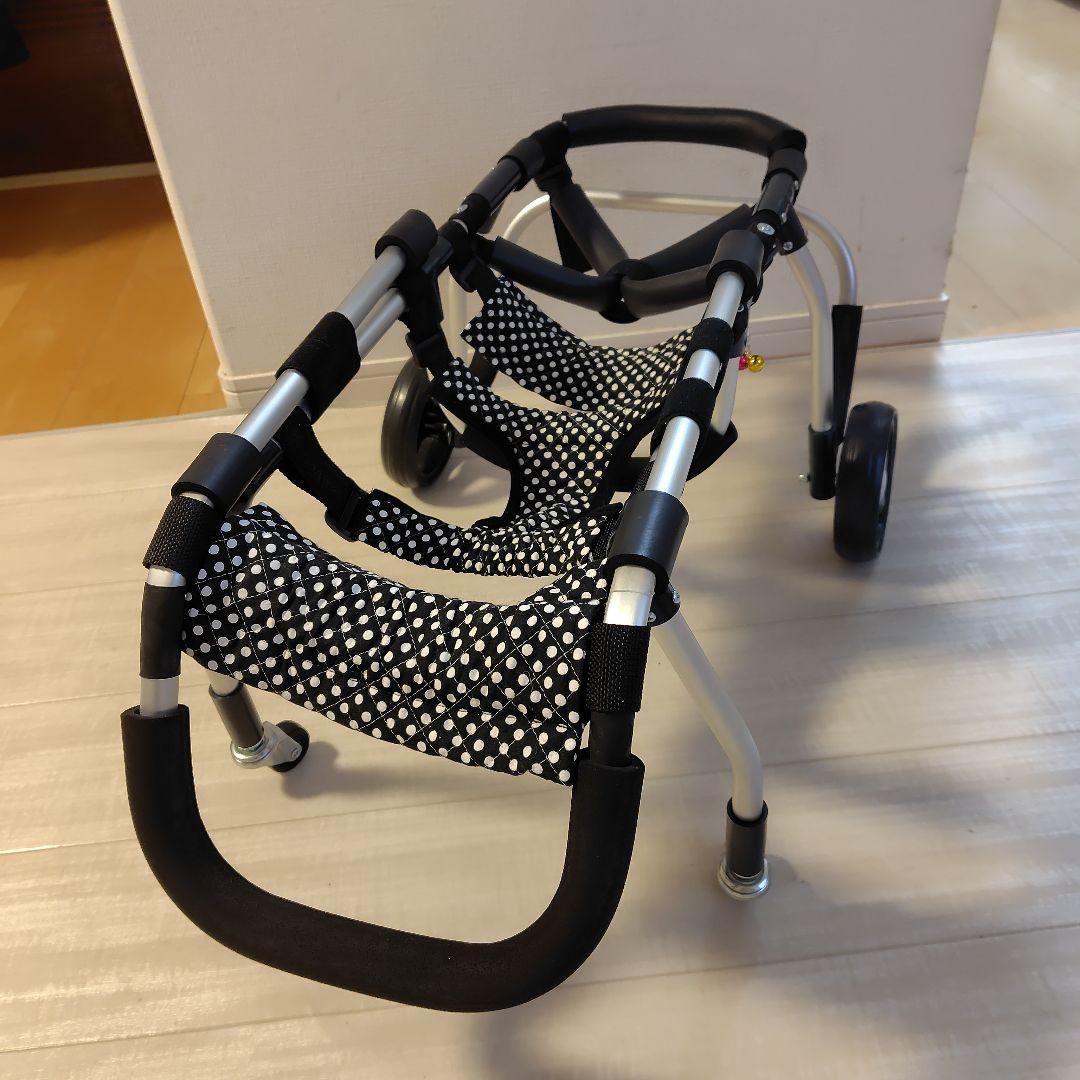 中型犬用車椅子　顎乗せ付き