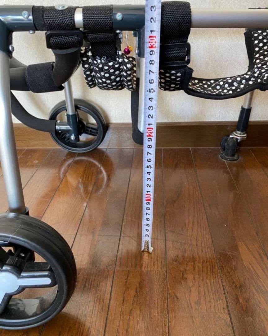 中型犬用車椅子　顎乗せ付き