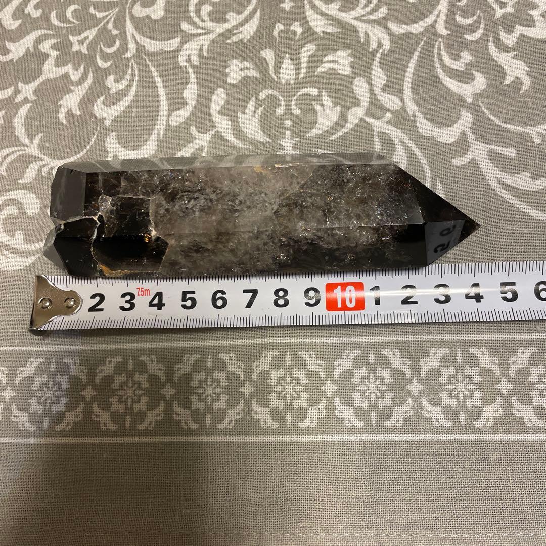 魔除け 邪気祓いに！ 黒水晶 315g 虹 多数 天然石 パワーストーン