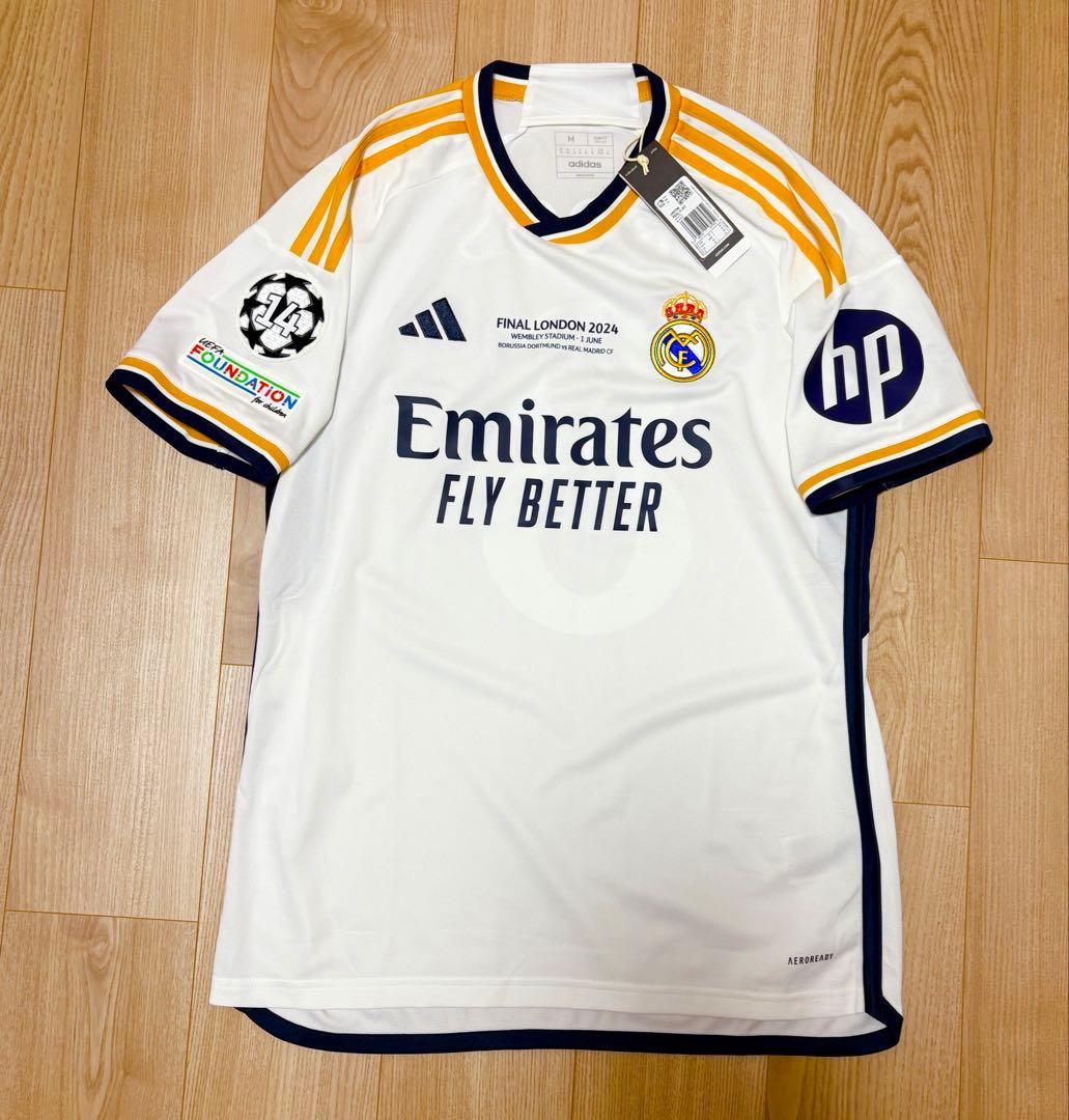 【タグ付き正規品】レアルマドリード2023/24クロース ホーム CL決勝