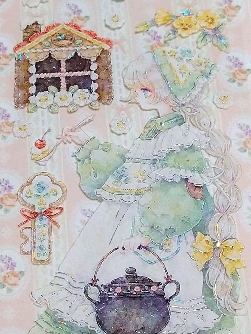 J1094＃枕边语(贝壳银)shine切り売り海外人物マステ