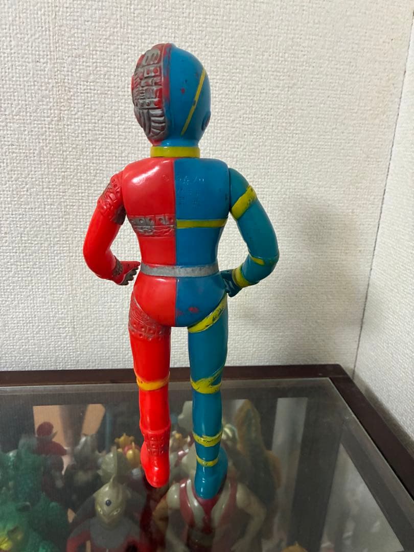 当時物　タカトク　人造人間キカイダー　ソフビ　約28cm　ソフビ