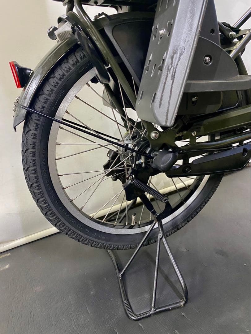 1年保証 送料無料　ブリヂストン　ビッケ　20インチ　カーキ　電動アシスト自転車