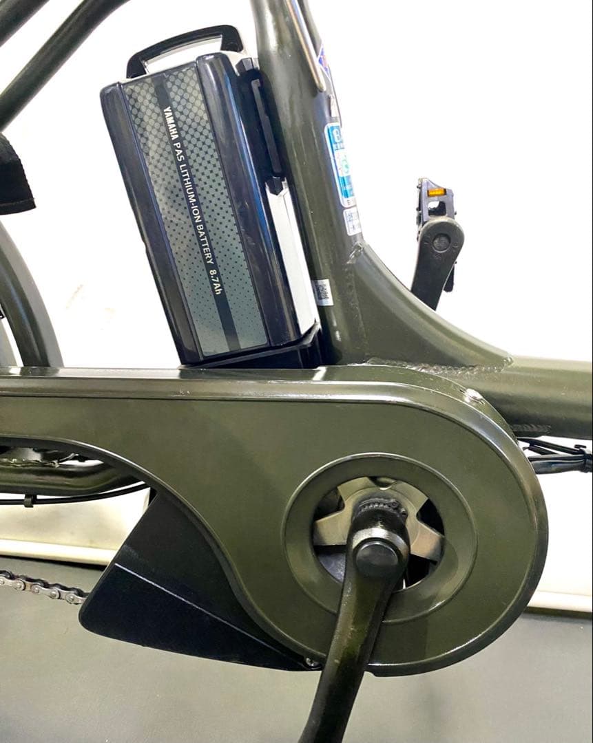 1年保証 送料無料　ブリヂストン　ビッケ　20インチ　カーキ　電動アシスト自転車