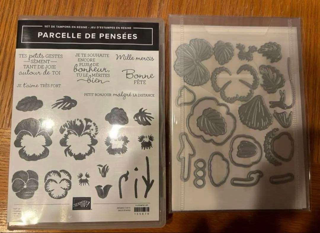 １点限り♡未使用　スタンピンアップ　パンジースタンプ&ダイ