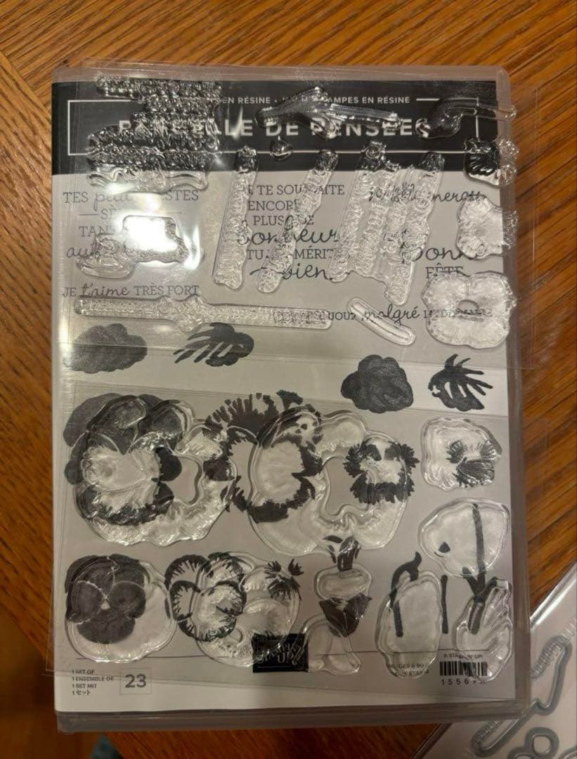 １点限り♡未使用　スタンピンアップ　パンジースタンプ&ダイ