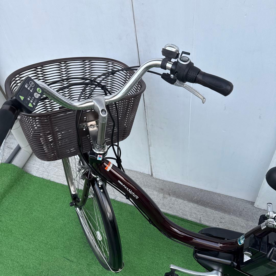 YAMAHAヤマハ電動アシスト自転車26インチ 12.3Ah ブラウン