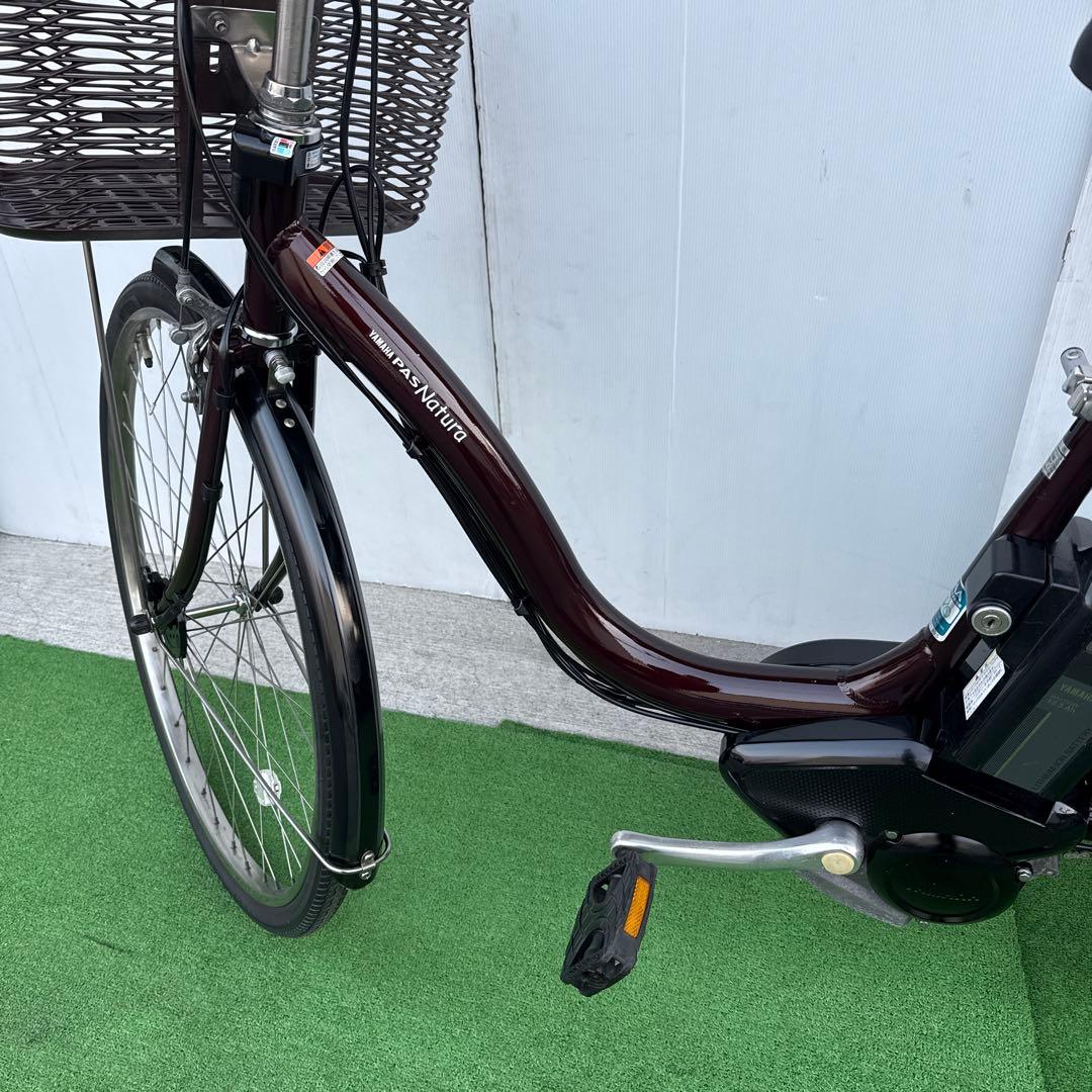 YAMAHAヤマハ電動アシスト自転車26インチ 12.3Ah ブラウン