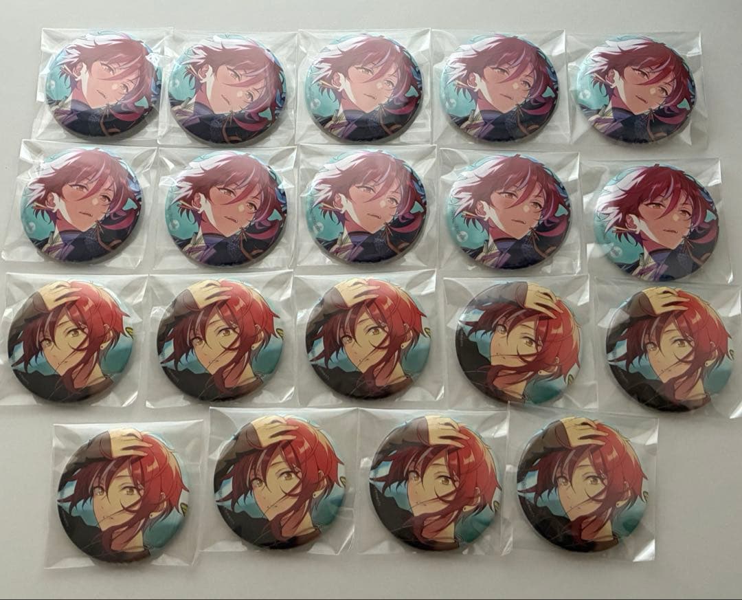 あんスタ　逆先夏目　クルーズ　イベコレ　缶バッジ　開花前後19点