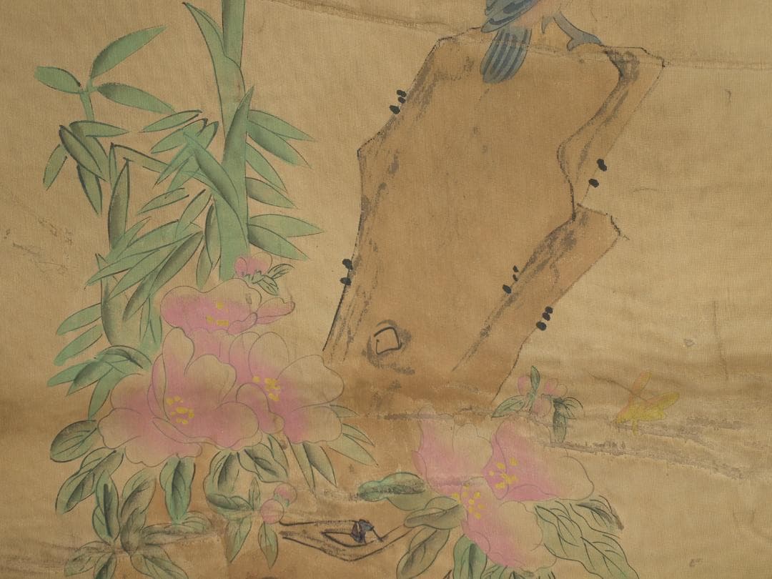 中国北宋時代の人物図　肉筆絵　激安骨董品 BD272A13-2