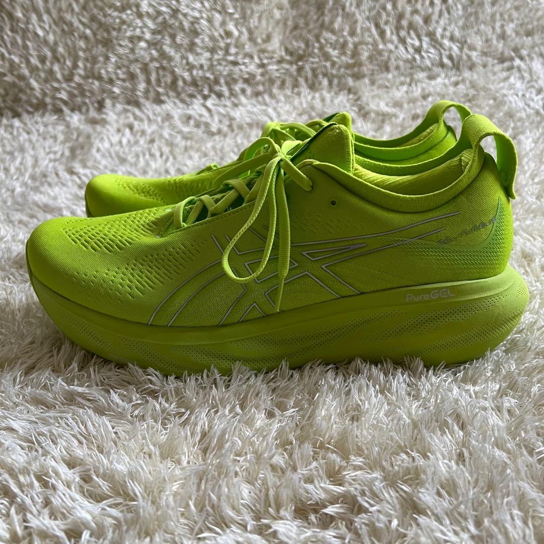 asics/アシックス/PUREGEL/蛍光/イエローグリーン