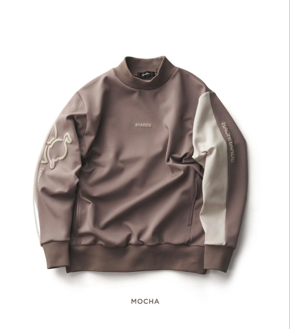 美品／ハチヤーズ裏起毛モックネック・プルオーバー／Mサイズ