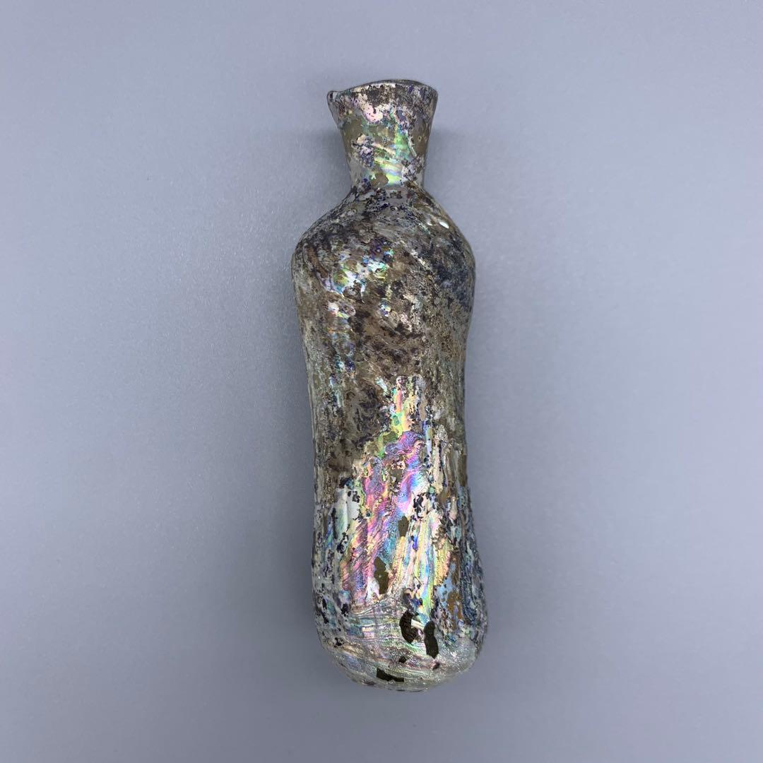 アフガニスタンの銀化ガラス/ローマンガラスボトル