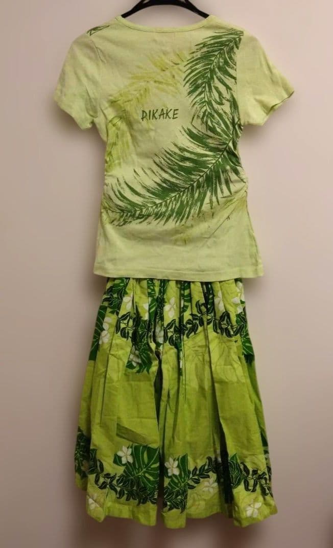 【フラダンスパウスカート&PIKAKE ティシャツセット】袋付き