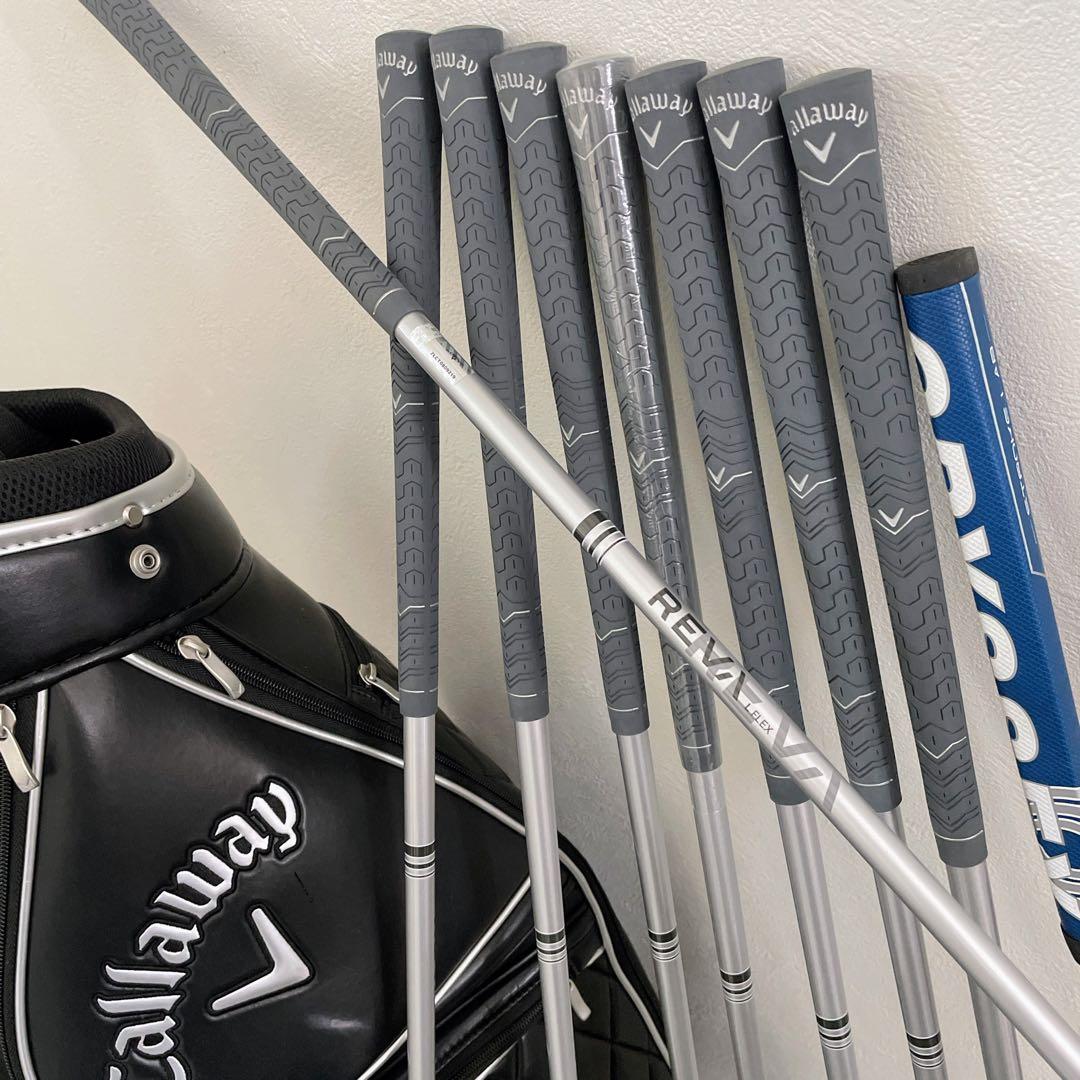 未使用に近い　Callaway REVA レディース ゴルフクラブセット