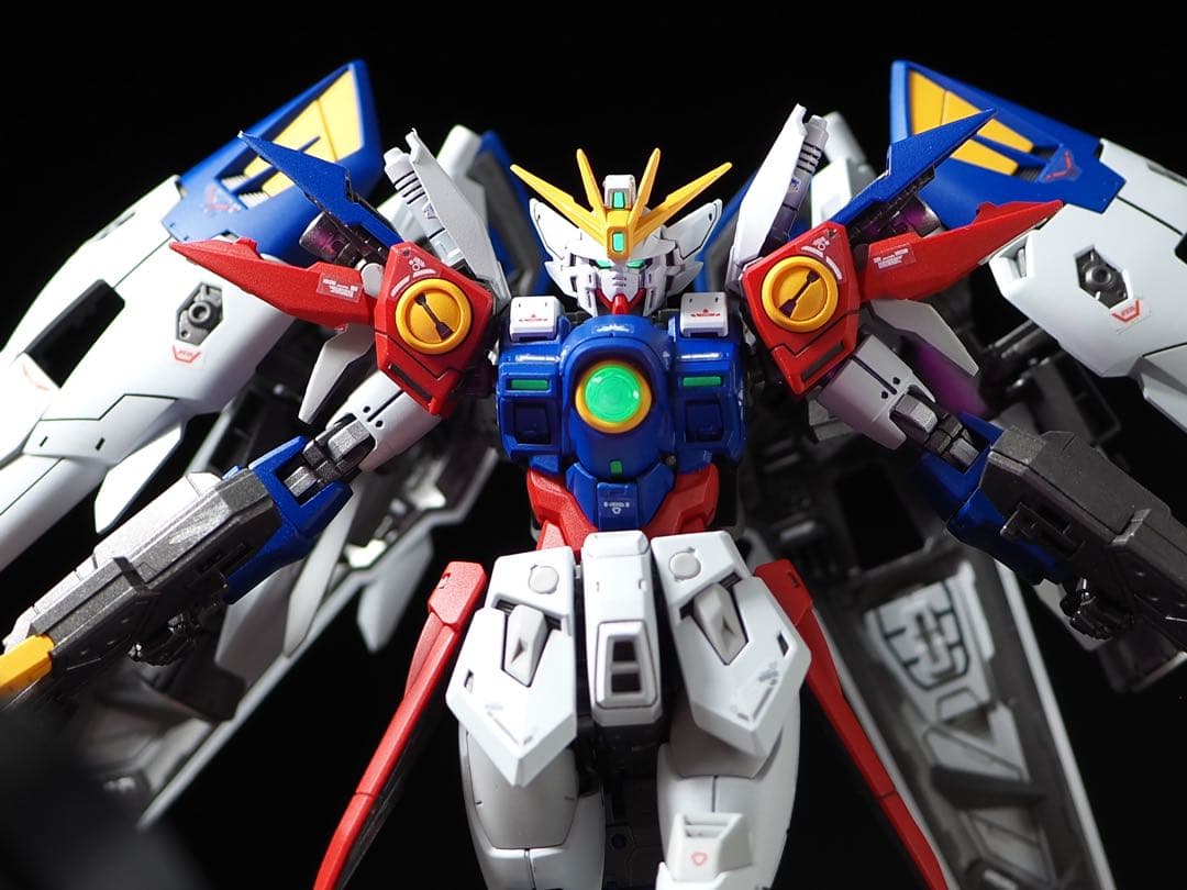 RG ウイングガンダムゼロ 全塗装　完成品　ガンダウイングガンダム　3作目