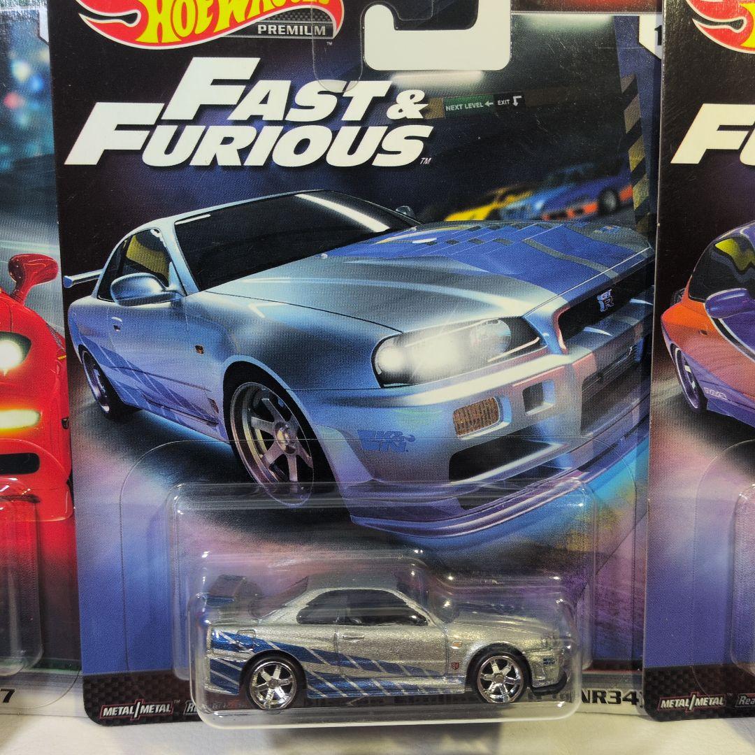 Hot Wheels Fast & Furious ミニカー4台セット
