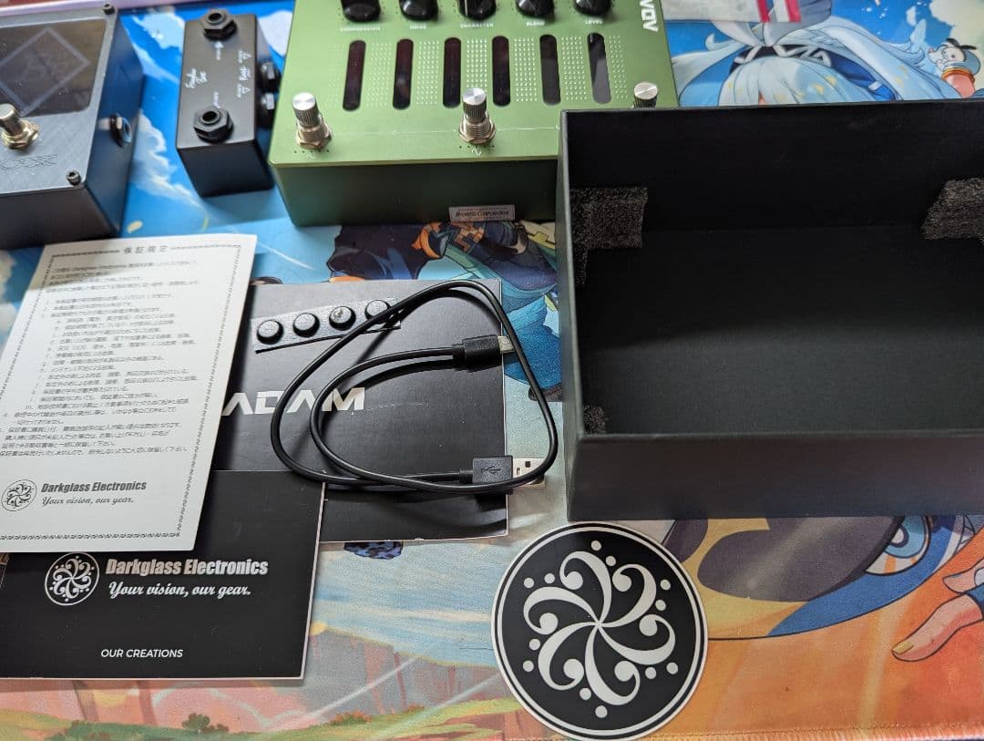 ADAM darkglass＋ vox チューナー　エフェクターボード