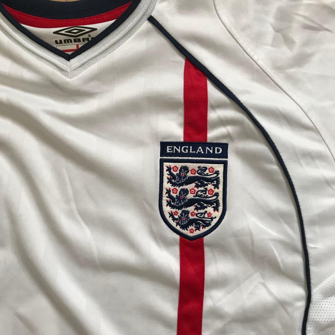 新品アンブロイングランド　サッカーシャツ　Mサイズ