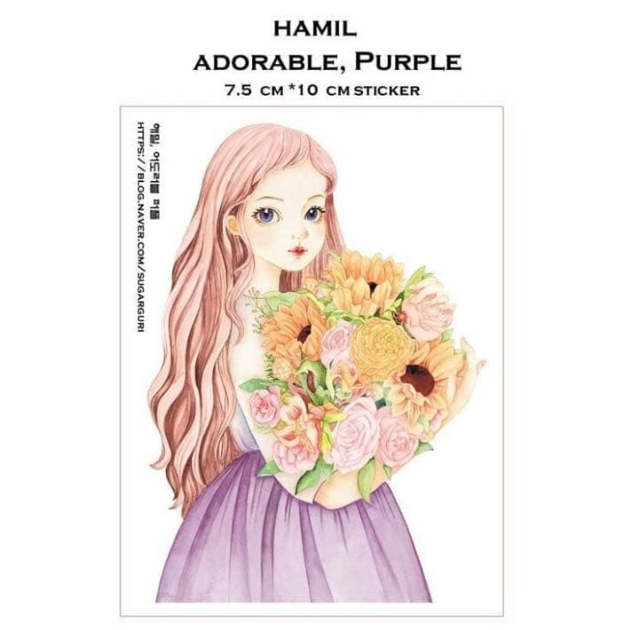 No.9【送料別】hamil ハミル ステッカー 7枚セット