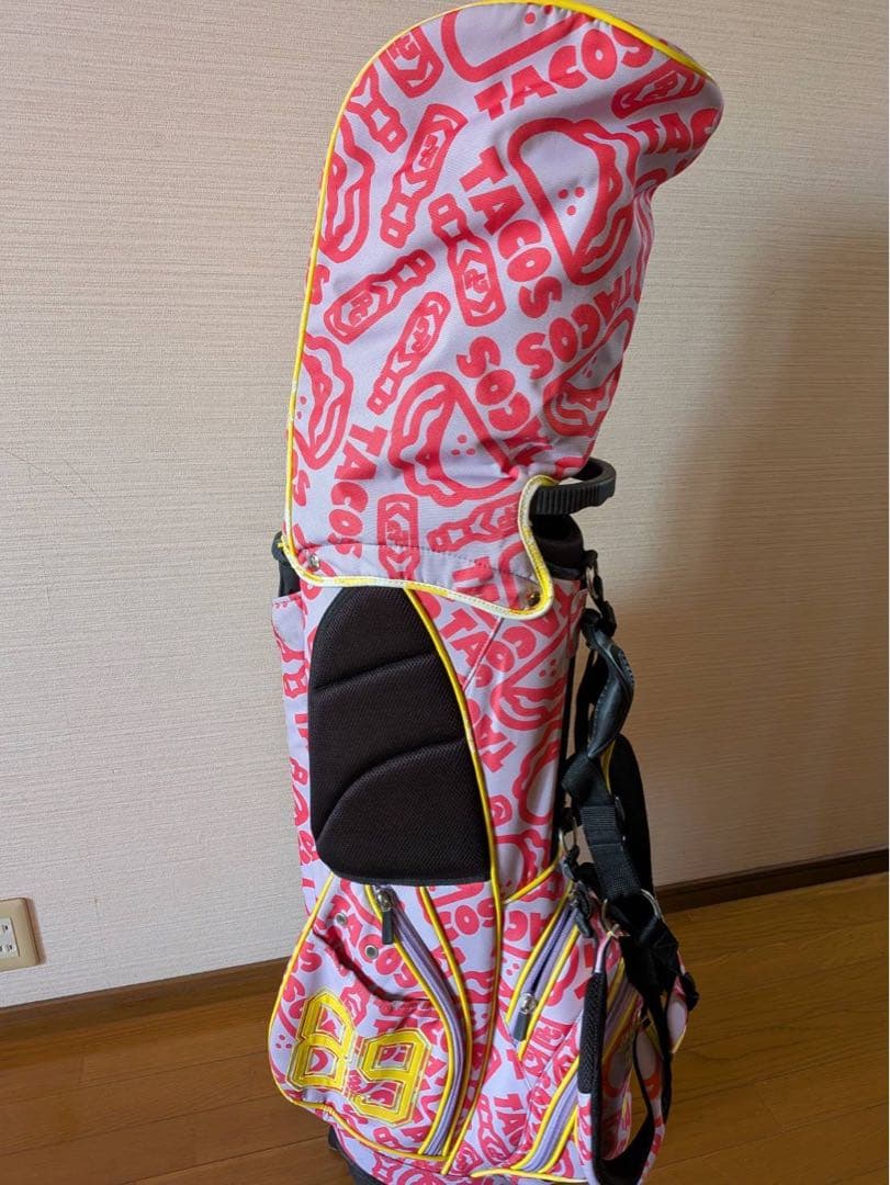 パーリーゲイツ　キャディーバック　タコス柄　ヘッドカバー　PEARLYGATES