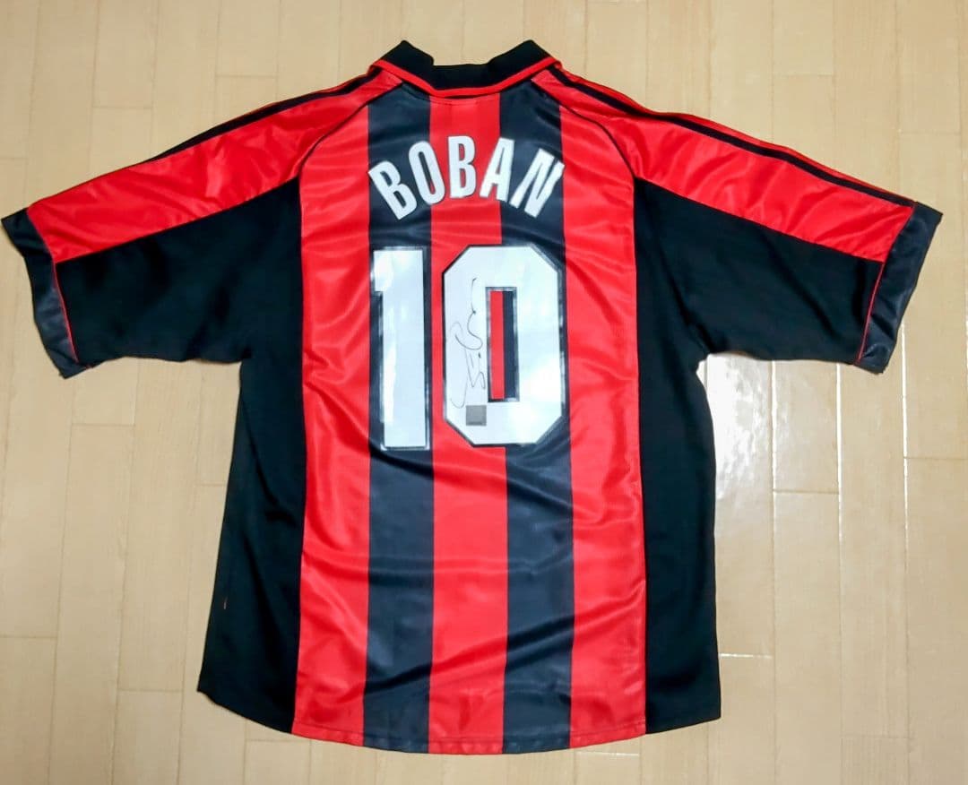 ACミラン 100周年記念ユニフォーム BOBAN 10 直筆サイン入り