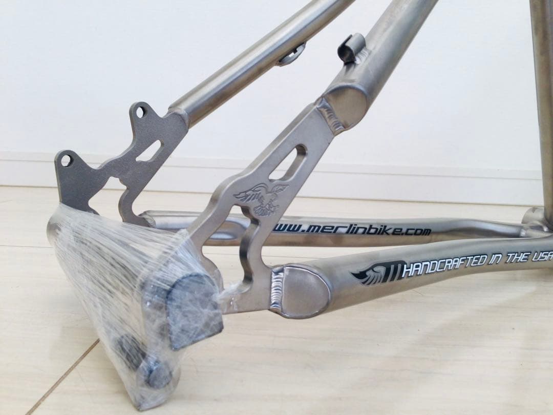 Merlin XLM 6/4 チタン WORKS MTB フレーム 最小S 新品