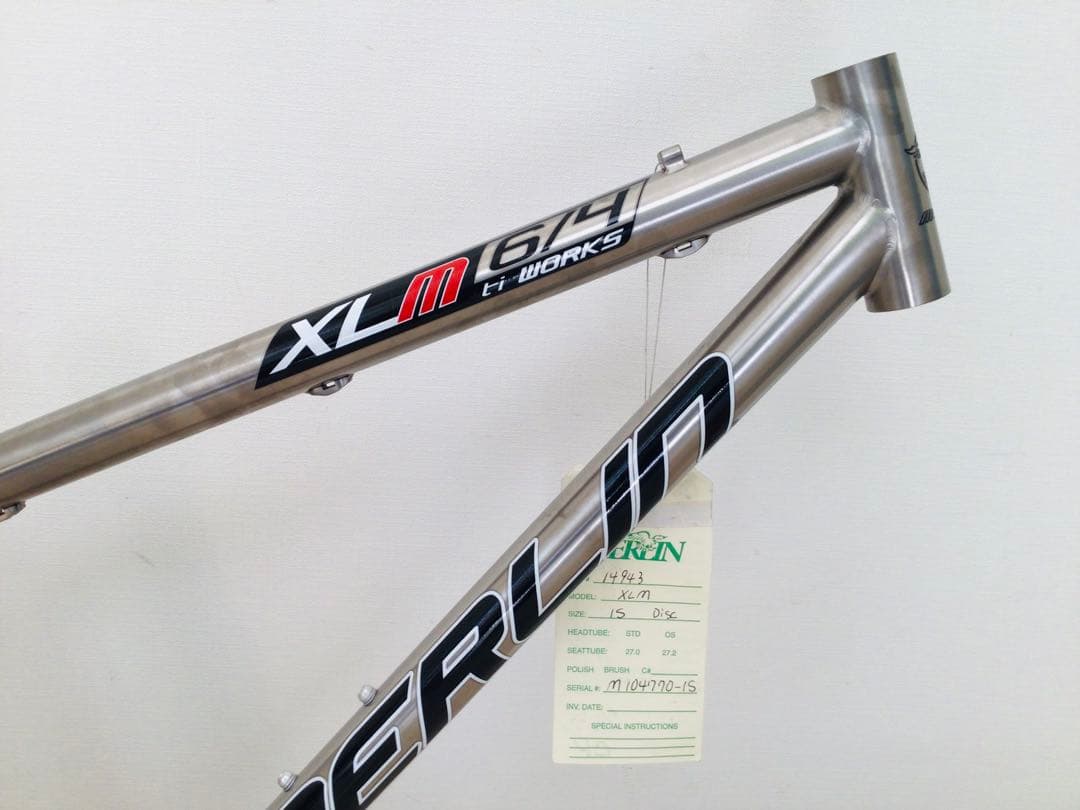 Merlin XLM 6/4 チタン WORKS MTB フレーム 最小S 新品