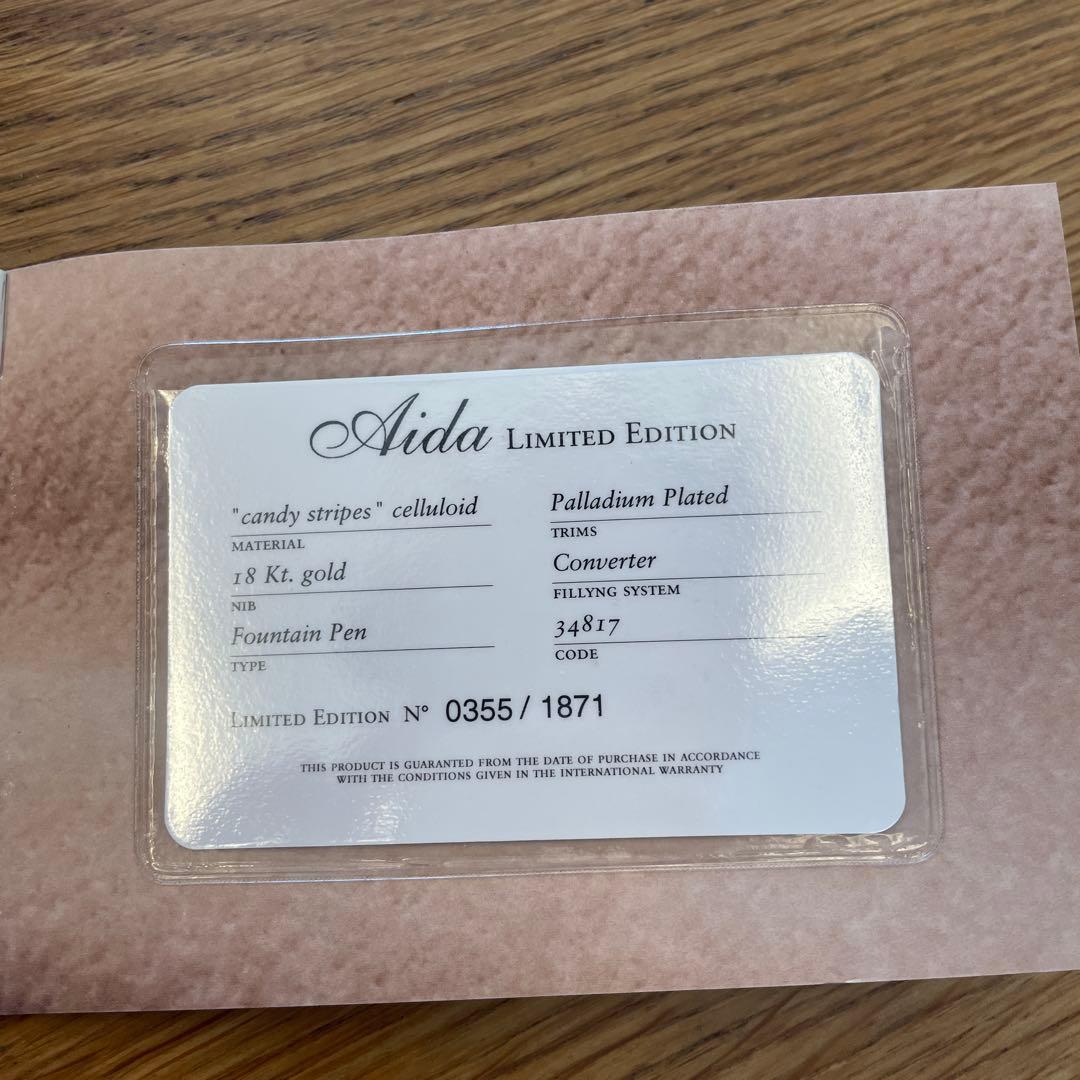 Visconti Opera 限定　Aida 万年筆　18k