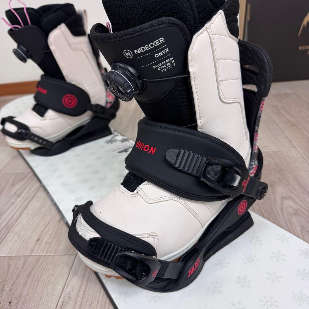 ブーツ無しレディース スノーボード セット 145cm 23.5cm