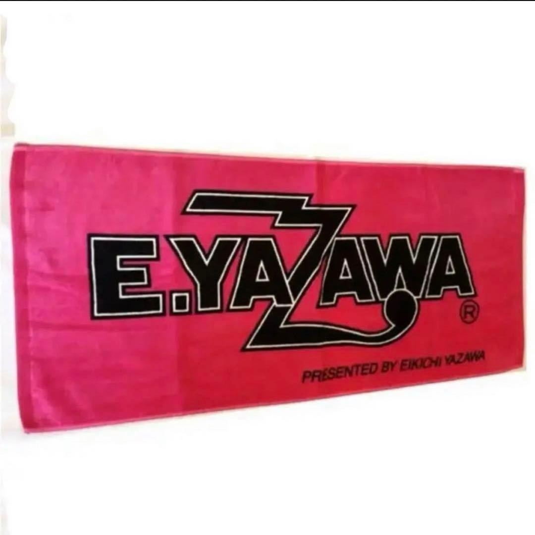 矢沢永吉✦E.YAZAWA✦公式タオル✦PINK/BLACK✦新品レア