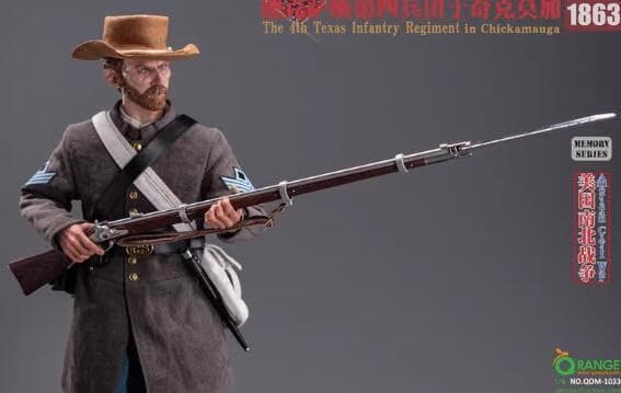 アメリカ南北戦争 南軍第4テキサス歩兵連隊 チカマウガ 1863 1/6スケール