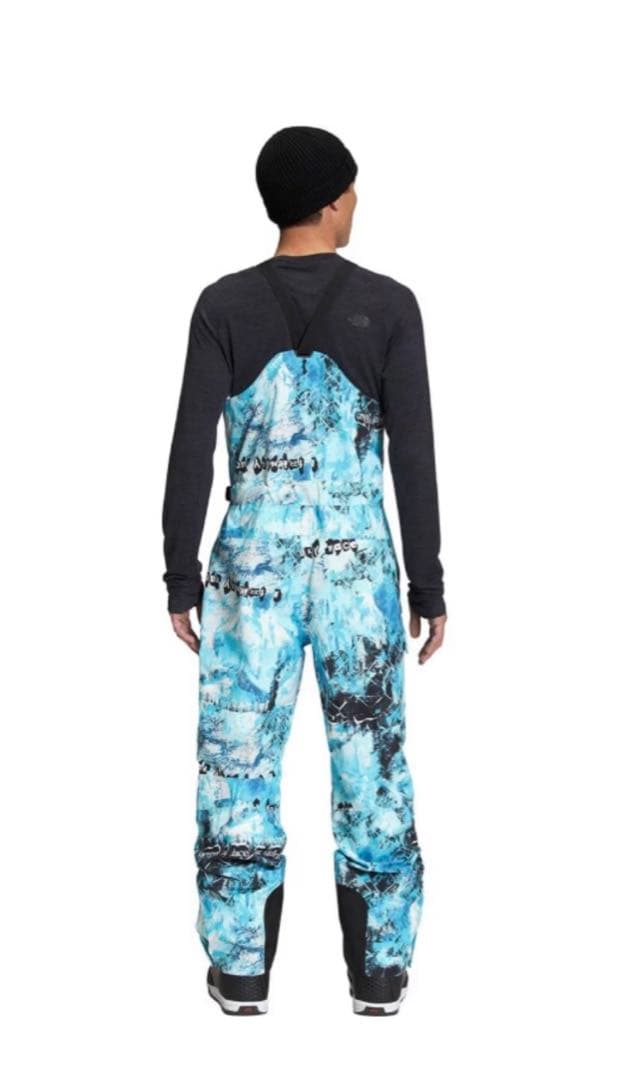 ノースフェイス L/R PRINTED DRAGLINE BIBS ビブ パンツ