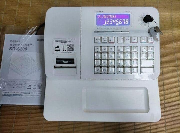 カシオレジスター　SR-S200　最新機種　スマホで設定売上管理　831003