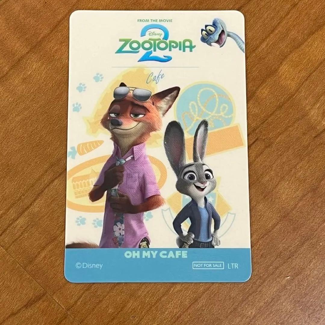 ズートピア2 オーマイカフェ OH MY CAFE ニック 予約特典