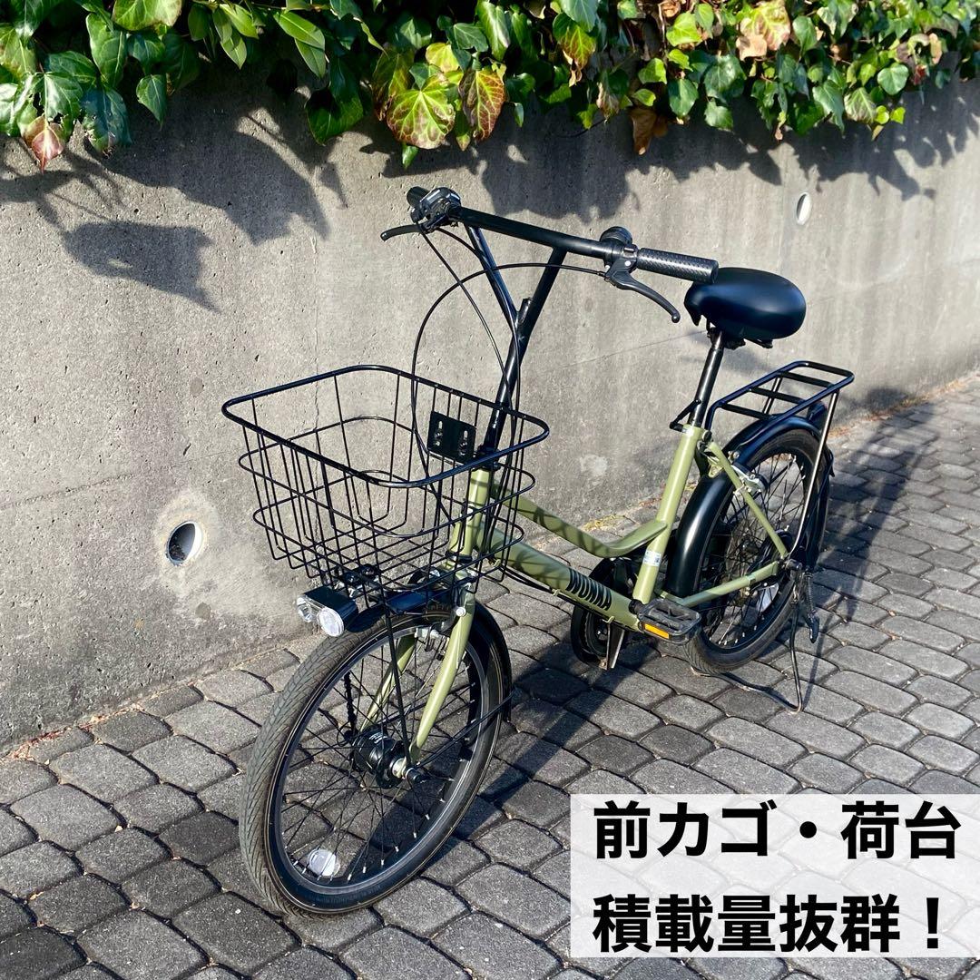 【引き取り限定】WONKA MINI 20インチ ミニベロ 自転車 マットカーキ