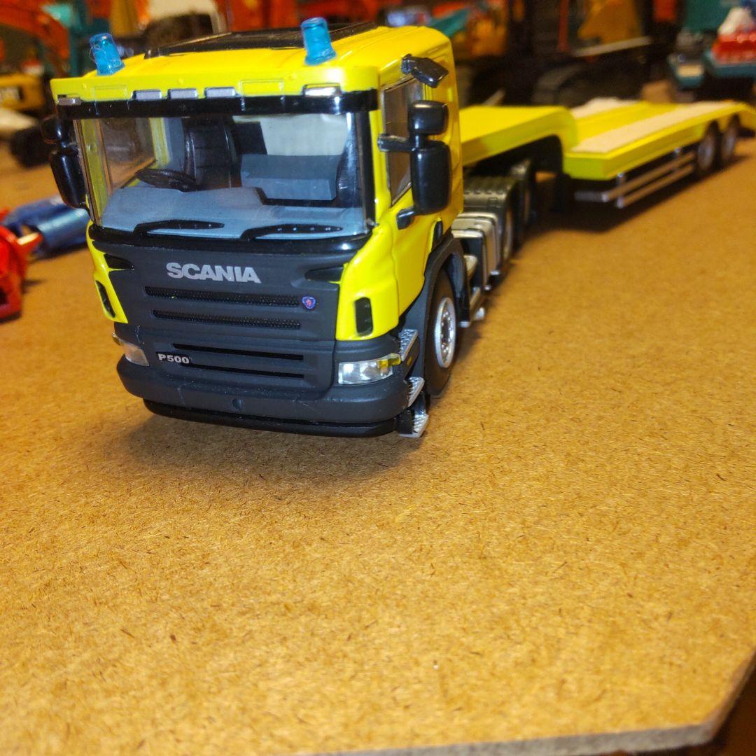 ケンクラフト　スカニア P500 8輪トレーラーセット　1/50