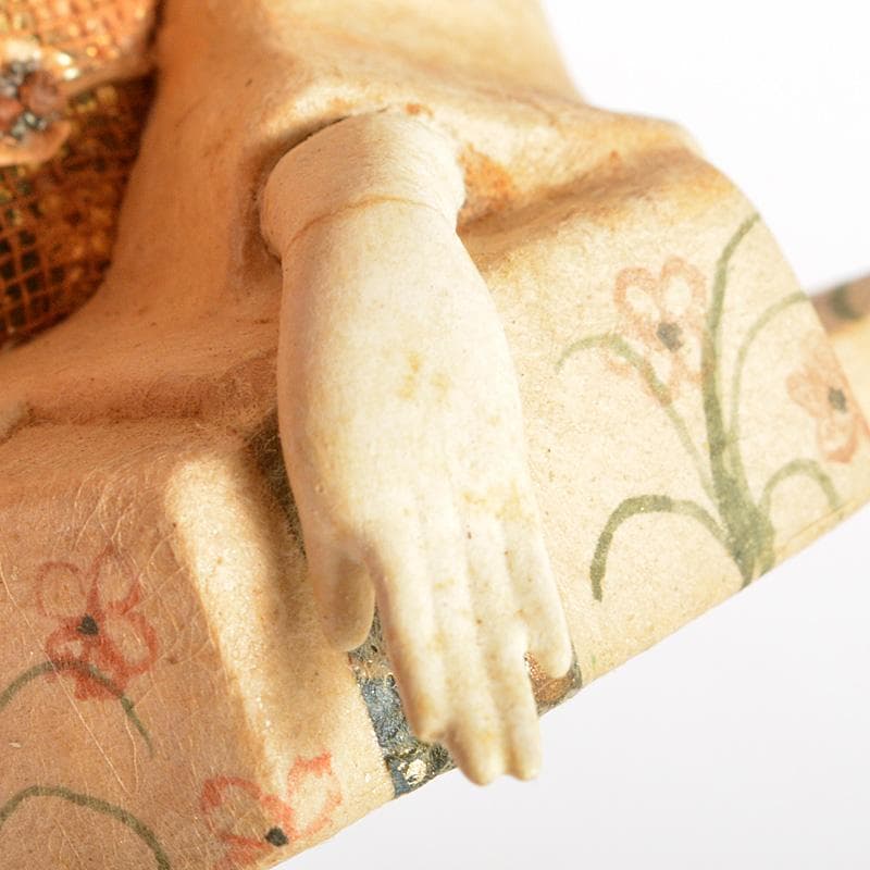 日本人形　木目込み人形　舞妓人形　在銘　時代箱付　C　6197