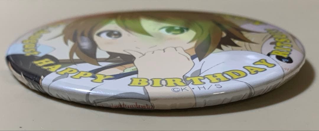 けいおん! 田井中律 バースデー BD birthday 限定 缶バッジ レア