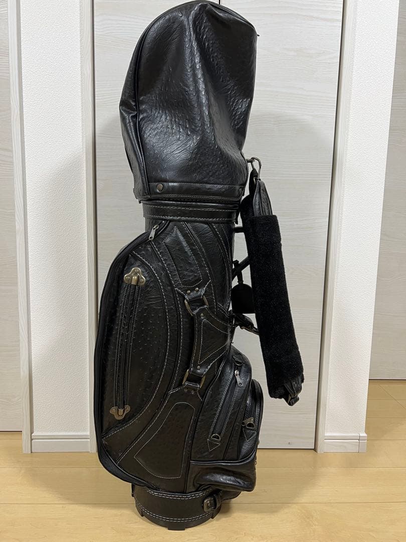 【未使用・超希少】YAMAHA / ヤマハ キャディバッグ オーストリッチ風