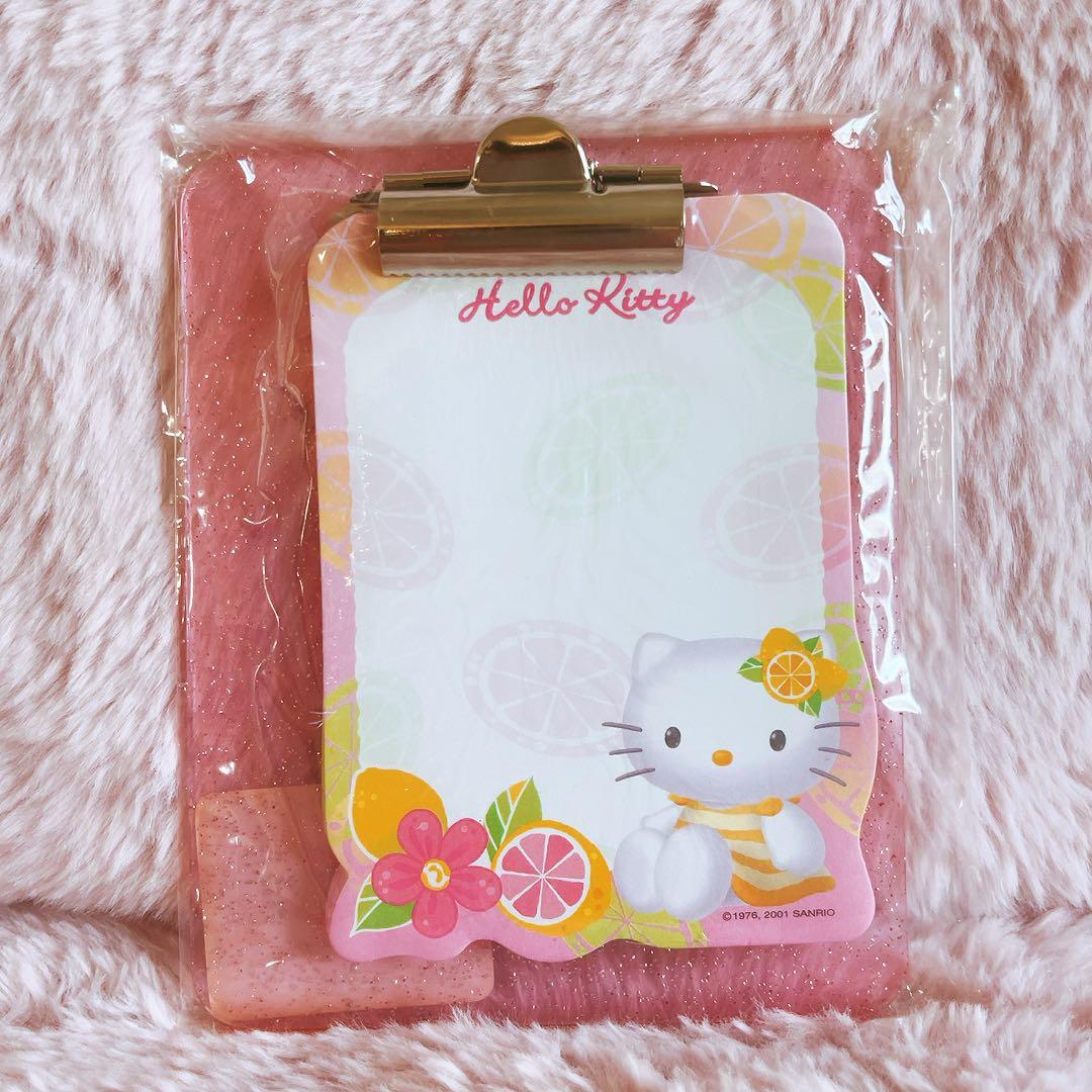 希少レア　ハローキティ　USA フルーツ　レターセット　メモ　2001 サンリオ