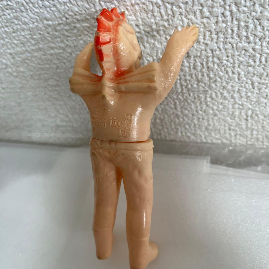 ⚠️貴重・レア　仮面ライダー　ピラザウルス　ミニソフビ　昭和レトロ　バンダイ製