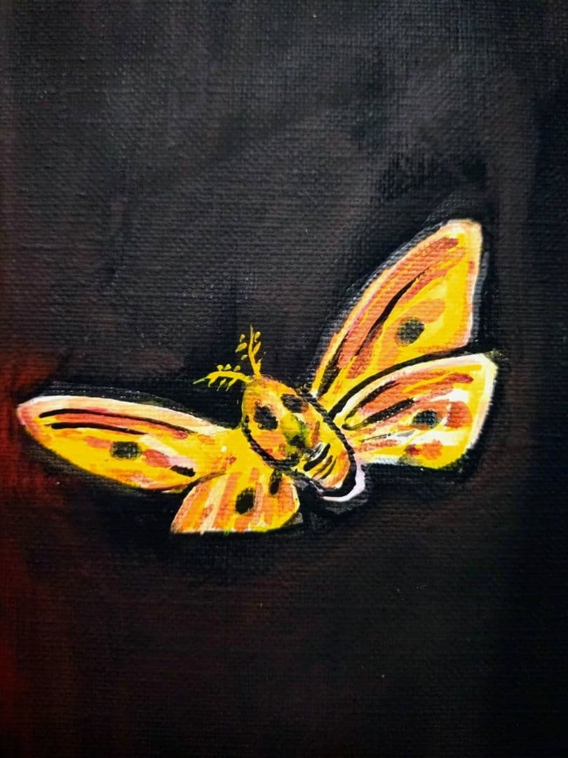 【F6号】髙島野十郎【蝋燭】手描き作品/表裏サイン有り/油彩/油絵/額縁/額装