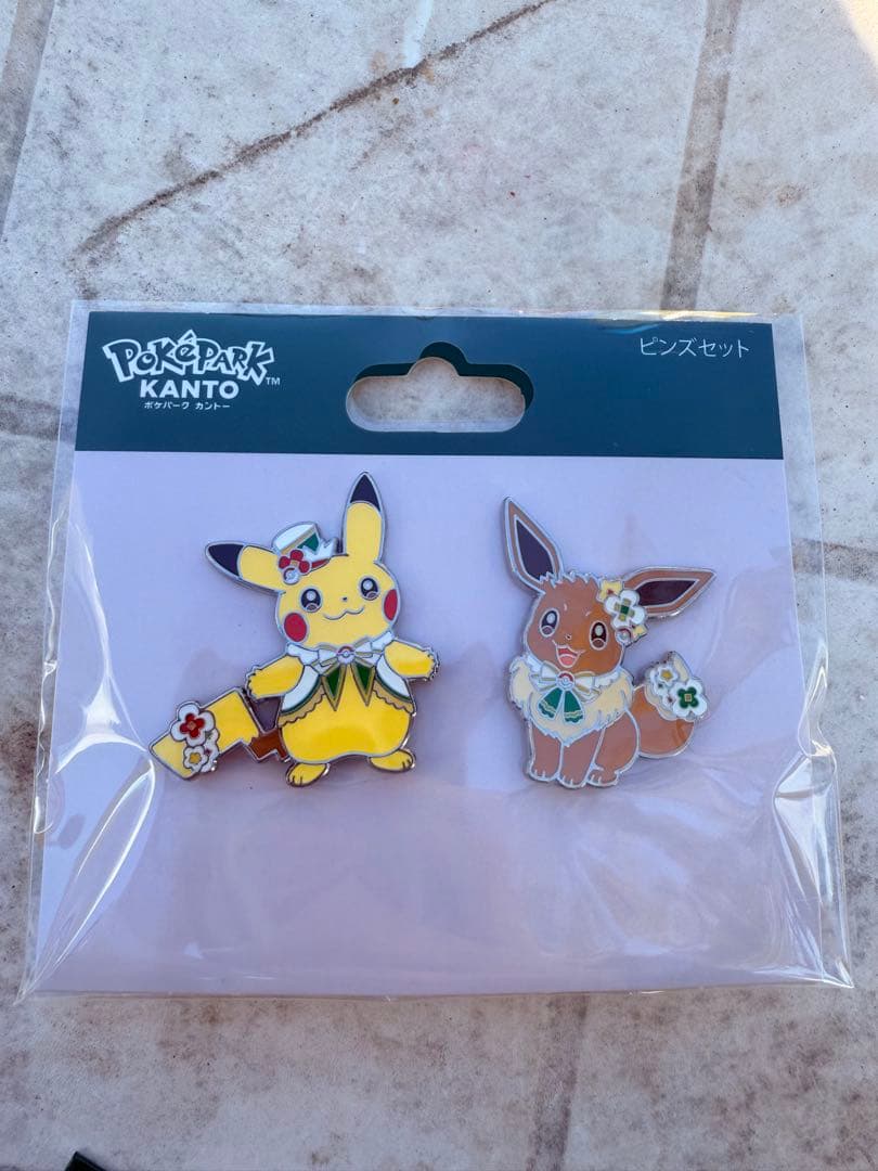 ポケパークカントー 数量限定 ポケモン ピカチュウ イーブイ キーホルダー