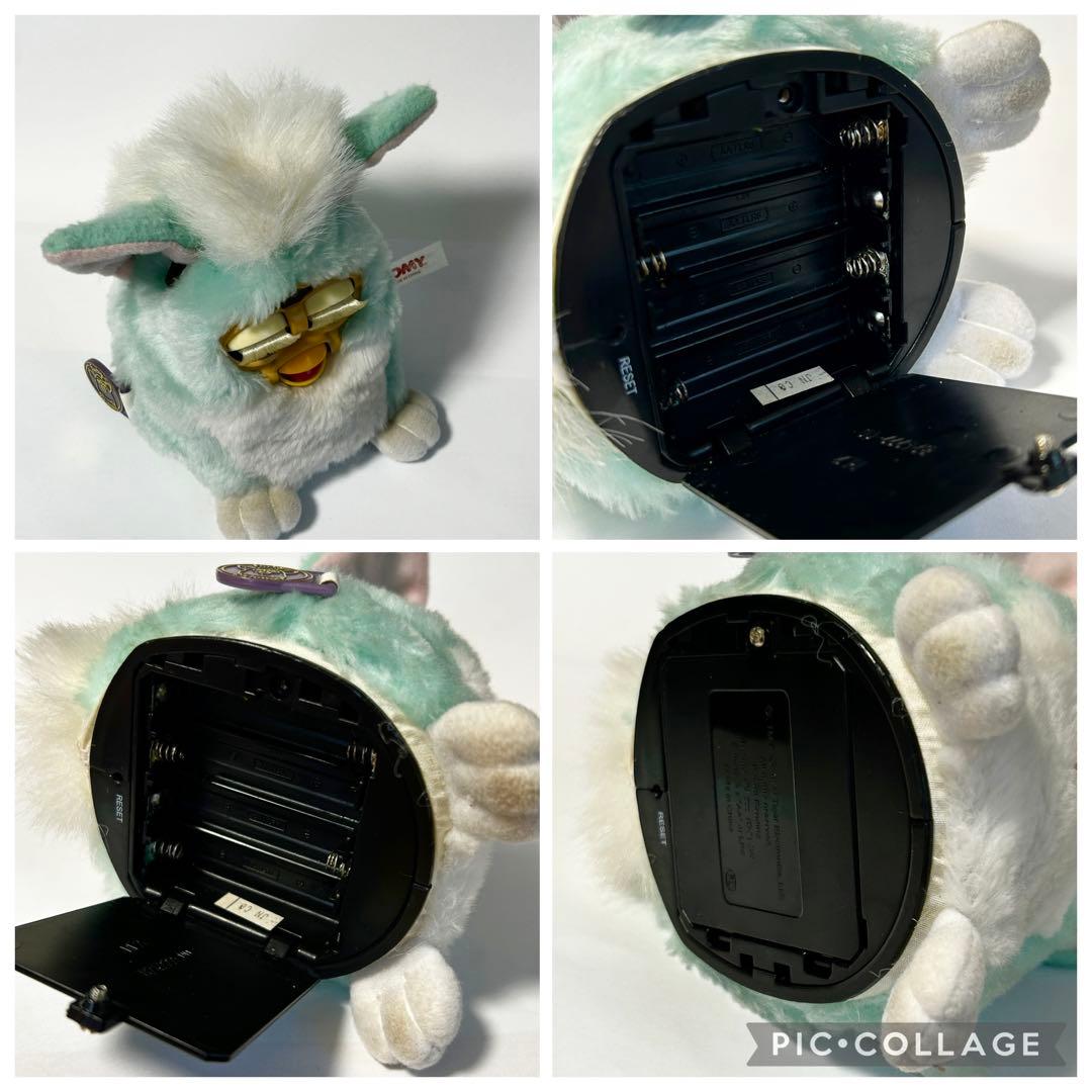 【動作確認済】ファービー/ベイビー/Furby/タイガー/日本語/ミントグリーン