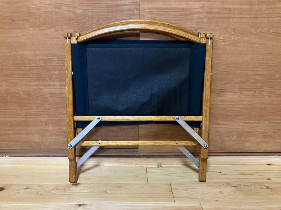 カーミットチェア 正規品 当時物 USA製 ネイビー折りたたみアウトドアチェア