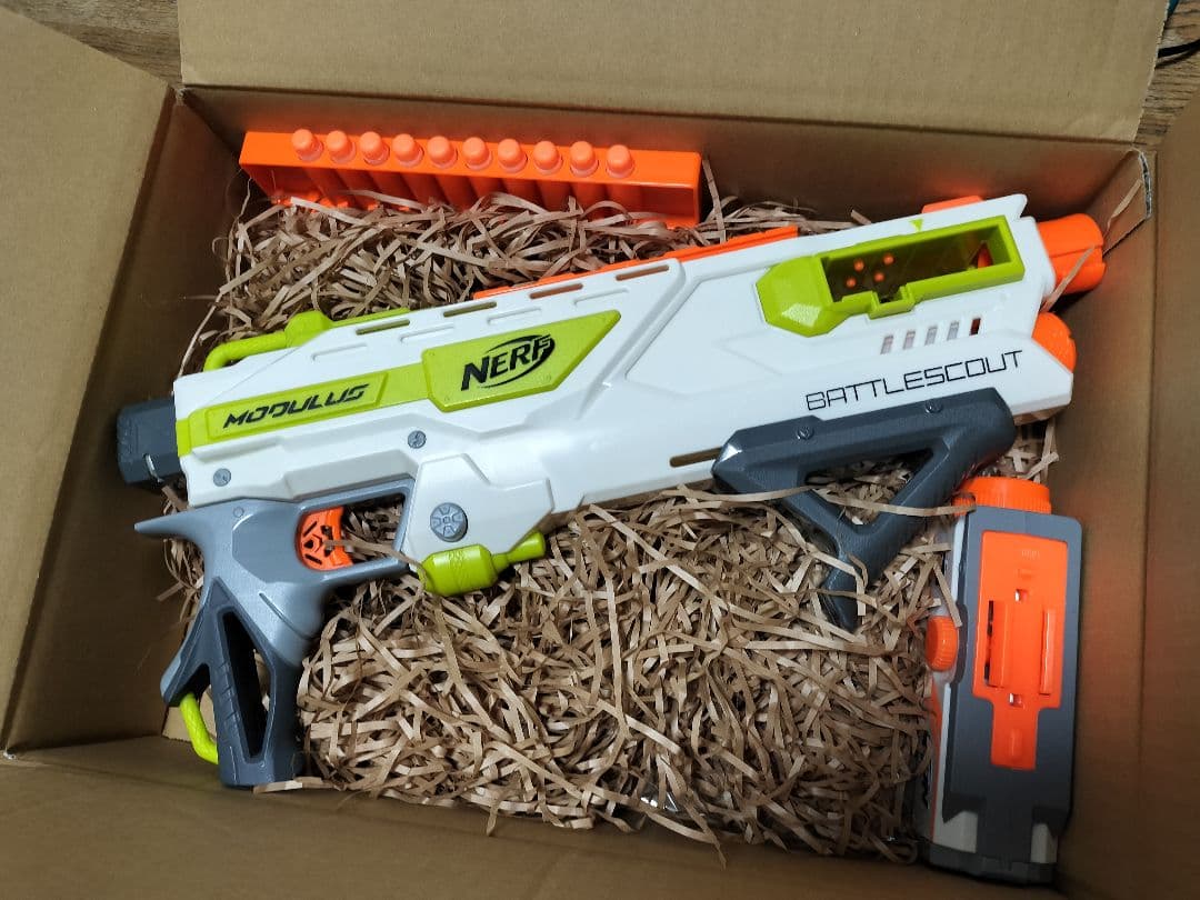 ナーフ バトルスカウト Nerf Battlescout HDスコープ付き