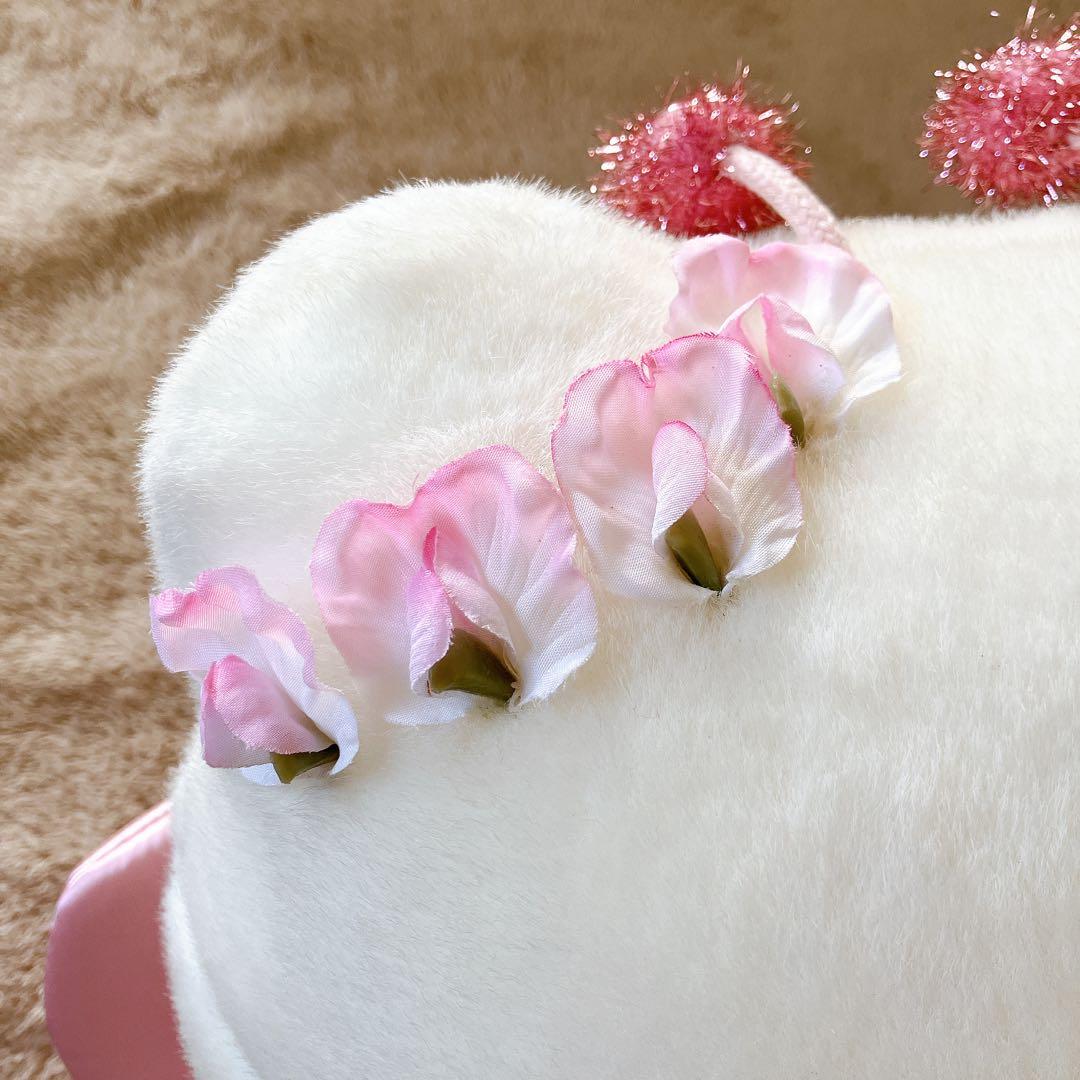 ハローキティ★フラワーフェアリー★スイトピー★特大LLサイズ★ぬいぐるみ★ピンク