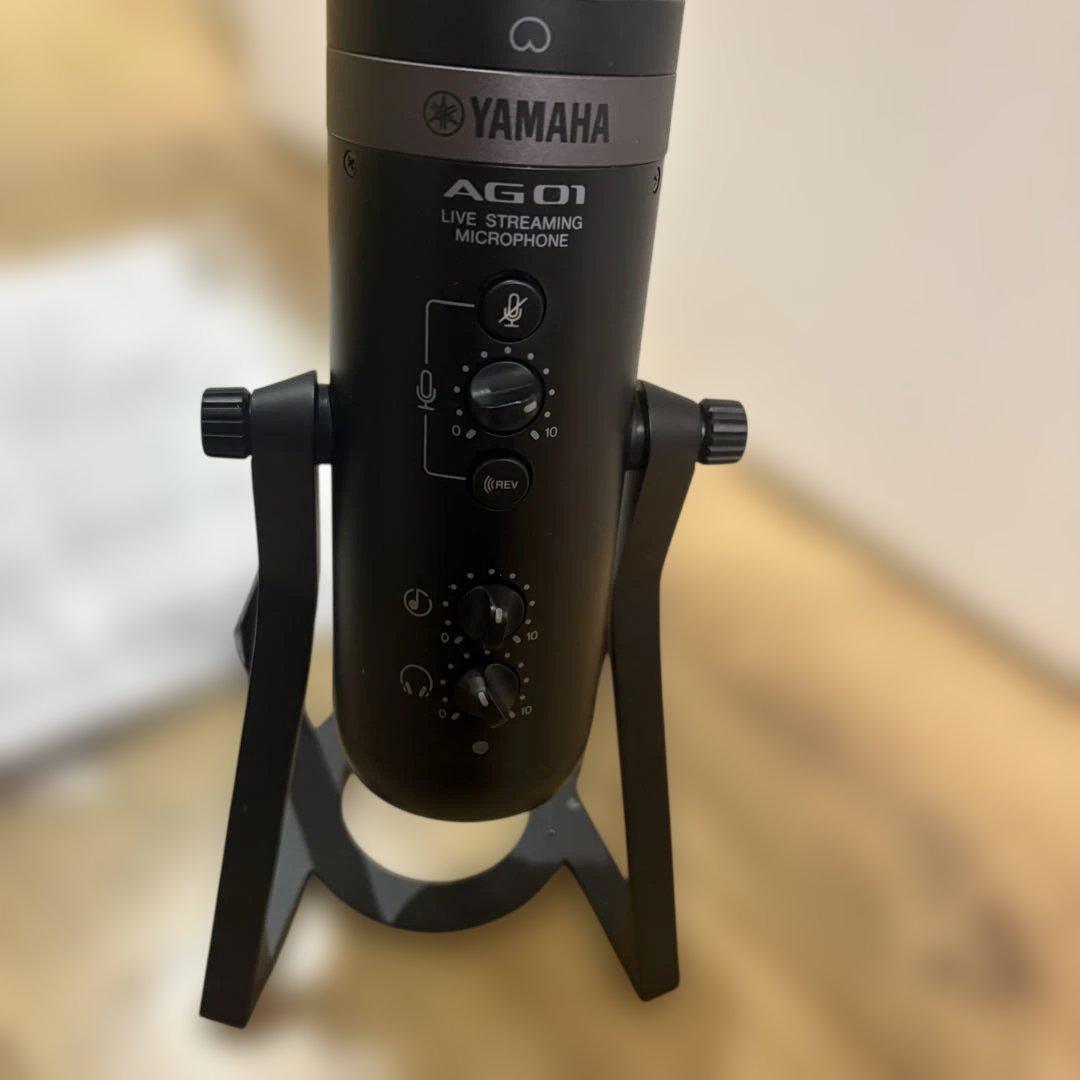 YAMAHA AG01 マイク ブラック 黒 ヤマハ