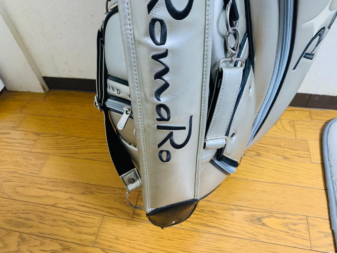 【早い者勝ち・大人気】RomaRo シルバー キャディバッグ